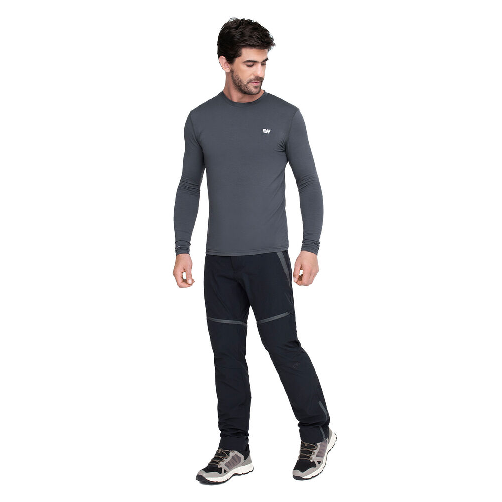 Polera Hombre Weinbrenner Calgary Gris Oscuro image number 0.0